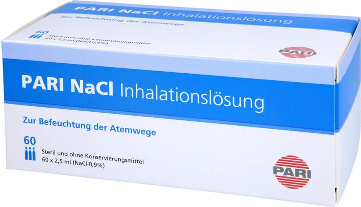 Actual product image PARI NaCl Inhalation Solution Inhal Solvent