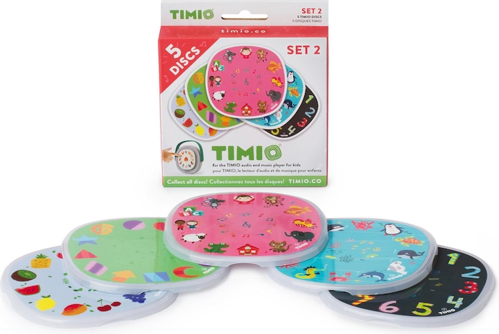 Timio Audio Disc Set 2 (English, Spanish, Chinese, Dutch, French, Italian, Portuguese, German)