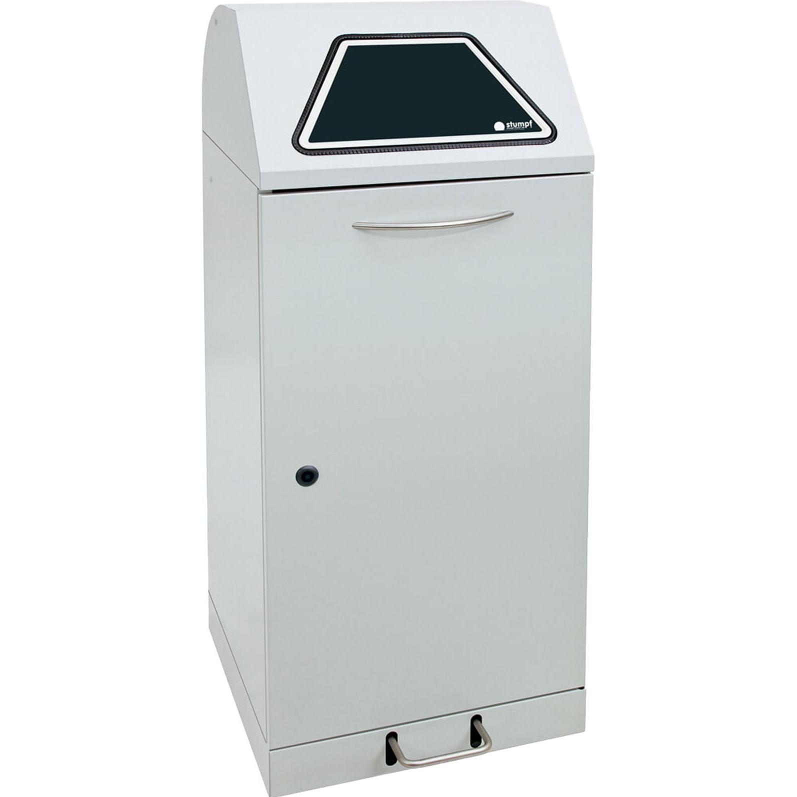 Stumpf Sistema Collettore riciclabile, azionato a pedale, Pattumiera, Grigio