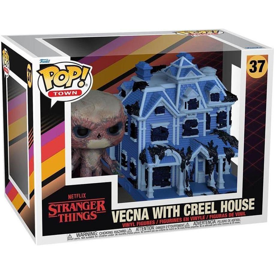 Thumbnail - Funko Stranger Things POP! Town Vinyl Figur Vecna with Creel House 9 cm
