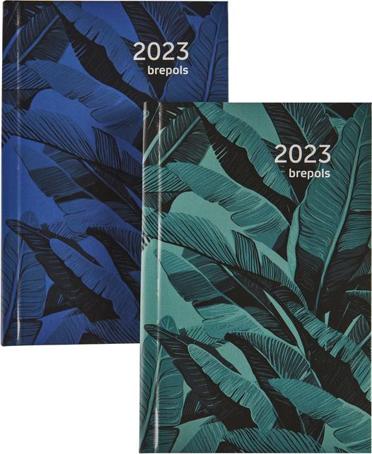 Produktbild Brepols Agenda Floral & Leaves 2023 707759940 (assortiert), 1W/2S, 10x15cm (10 x 15 cm, Deutsch, Englisch, Französisch, Niederländisch)