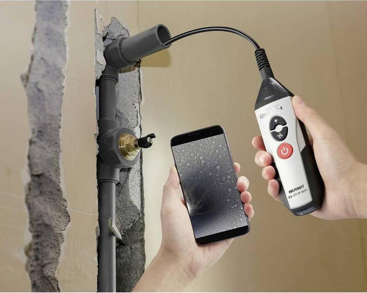Actual product image Voltcraft BS-27+IP WIFI Endoscope Probe Ø: 5.5mm Probe Length: 1m