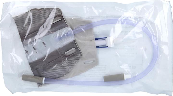 Asid Bonz Leg bag 500 ml 50 cm shortenable with flap valve, 1 pc. Bag