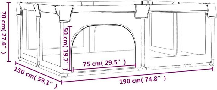 Produktbild vidaXL Richard (190 cm, 150 cm)