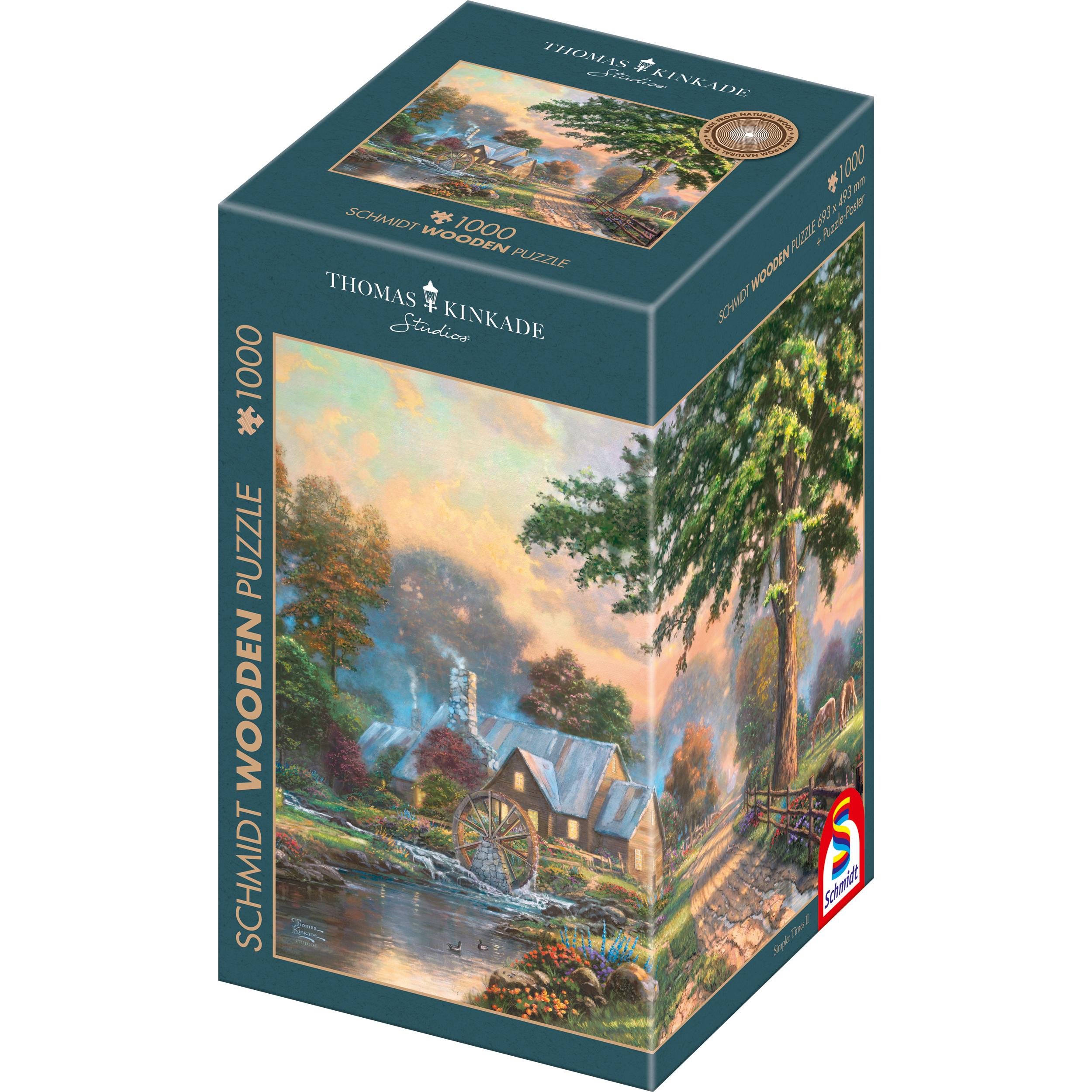 Schmidt Spiele Holzpuzzle, Simpler Times 1000 Teile (1000 Teile)