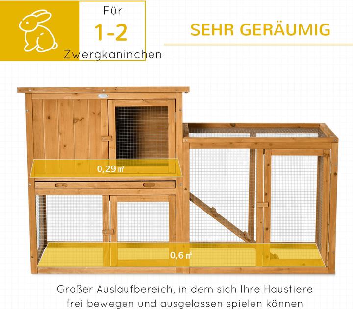 Image du produit PawHut Clapier pour petits animaux