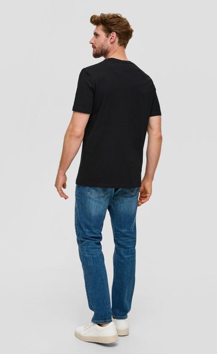 Actual product image S.Oliver T-Shirt Casual Bequem sitzend Logo T-Shirt (M)