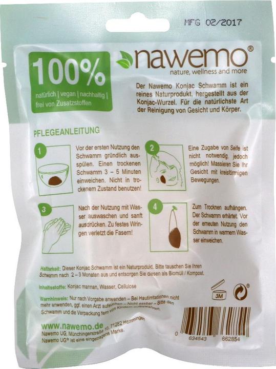 Produktbild Nawemo Konjac Schwamm PUR FACE