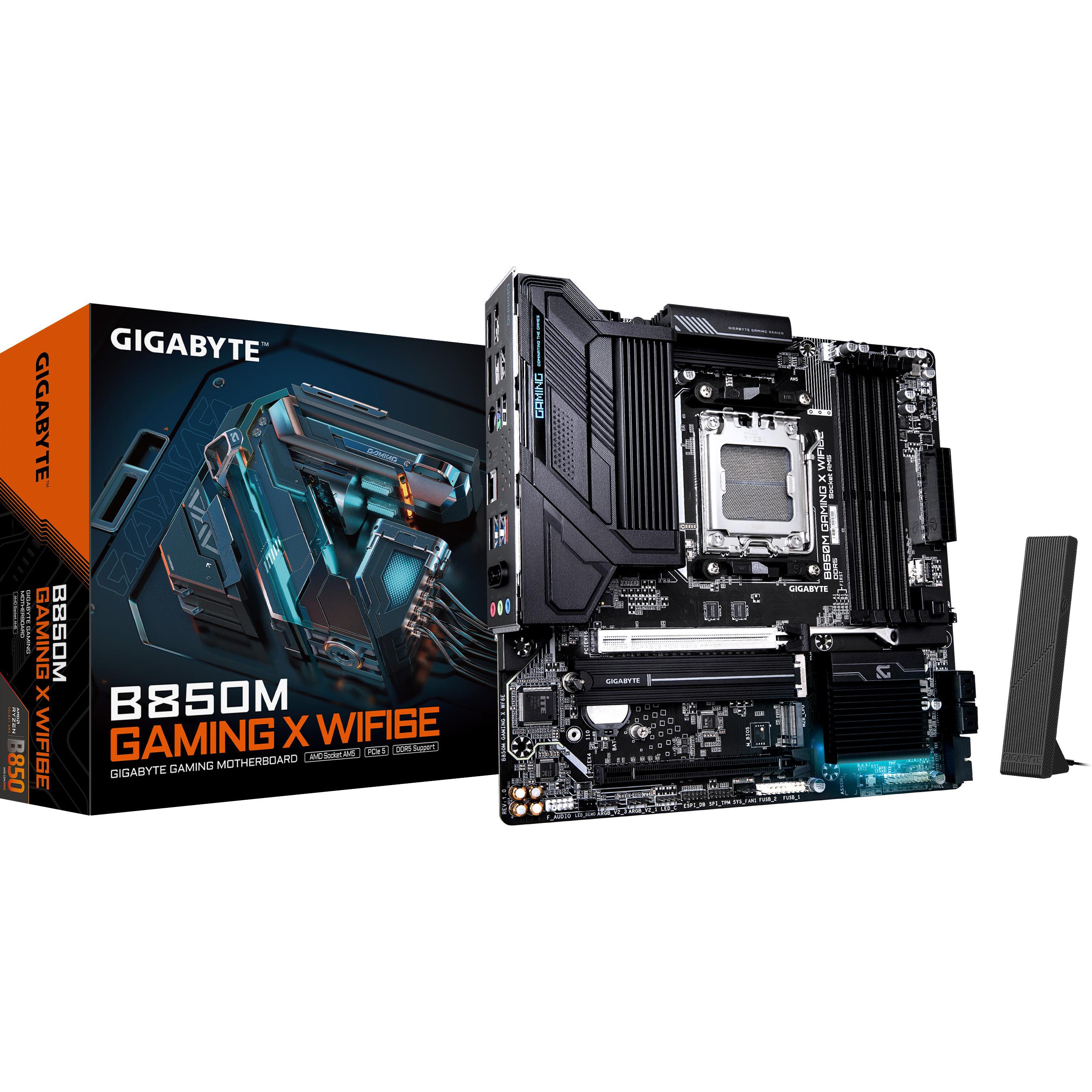 Gigabyte B850M Gaming X WIFI6E (AM5, AMD B850, mATX), Mainboard