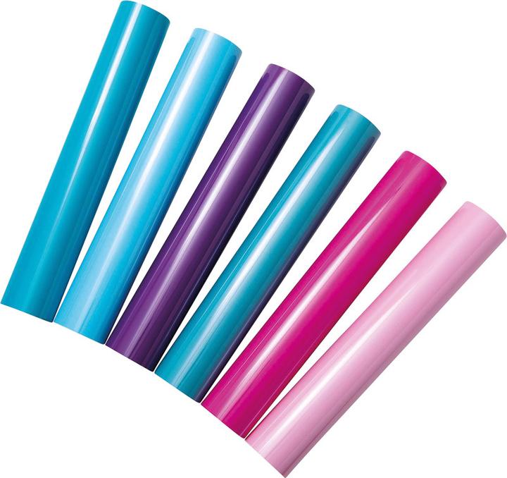 Produktbild Cricut Vinylfolie Wärmeaktiviert 30 x 60 cm, Türkis/Hellblau