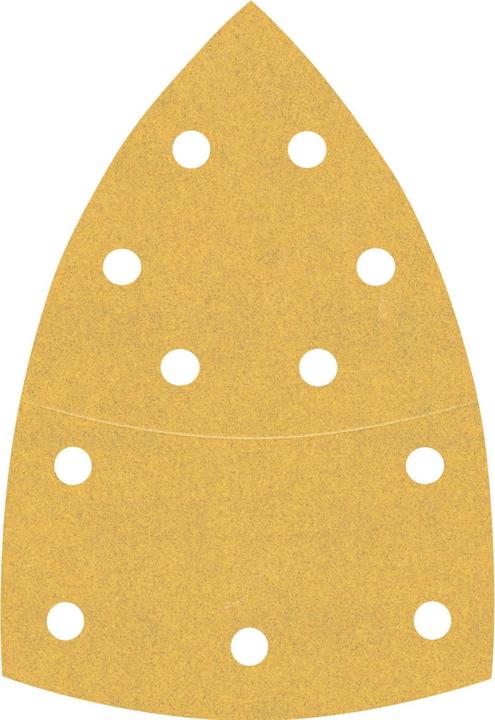 Produktbild Bosch Professional Zubehör EXPERT C470 Schleifpapier mit 11 Löchern für Multischleifer, 102 x 62 mm, 93 mm, G 180, 10-tlg. (180)