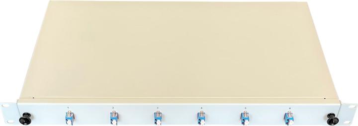 Paschke Boîte d'épissures/panneau de brassage 48,30cm (19") 6x LCd OS2 BLEU 442304-06SA