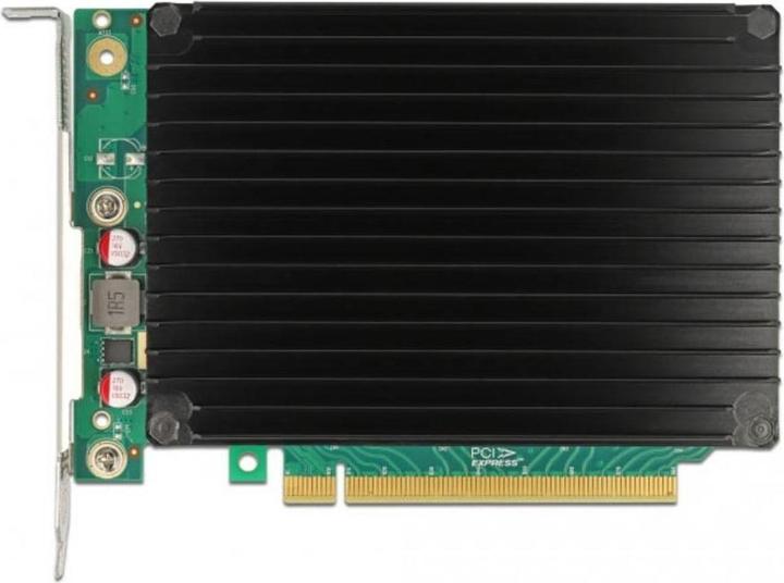 Produktbild Delock PCI Expr x16 Karte > 4x int NVMe M.2 Key M Kühlkörper