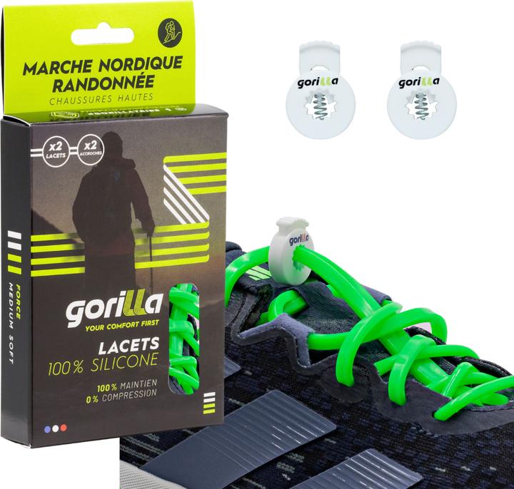 Immagine prodotto Gorilla Lacci elastici in silicone per escursioni (138 cm)