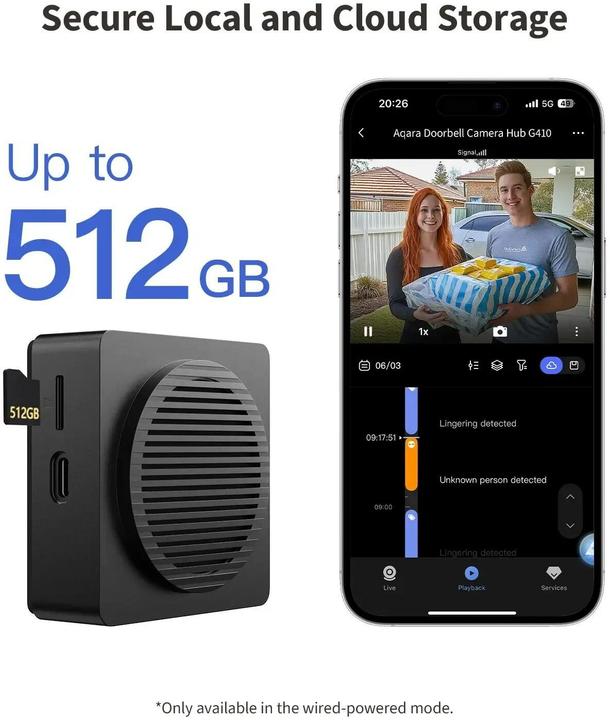 Productafbeelding Aqara Slimme video deurbel G410 (WiFi)