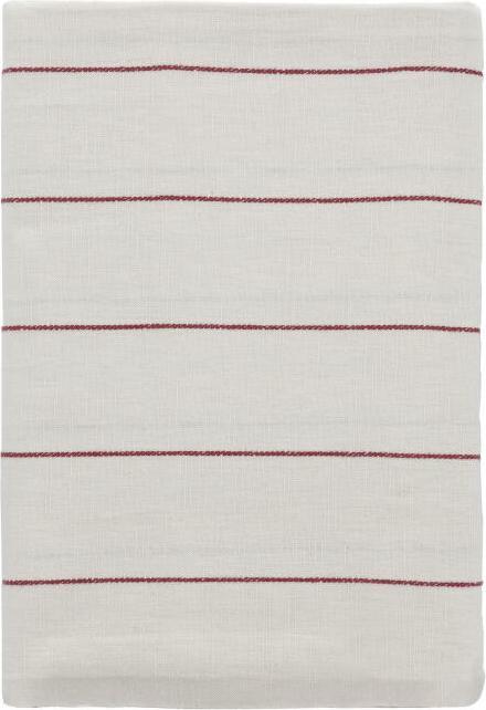 Immagine prodotto Södahl Linea di tovaglie 140 x 220 cm, Crema/Rosso (140 x 220 cm)