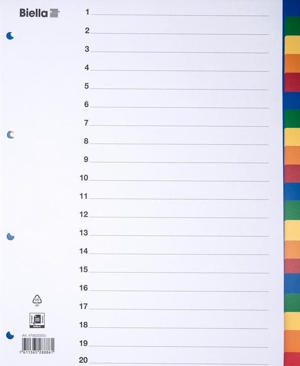 Image du produit Biella Registre PP