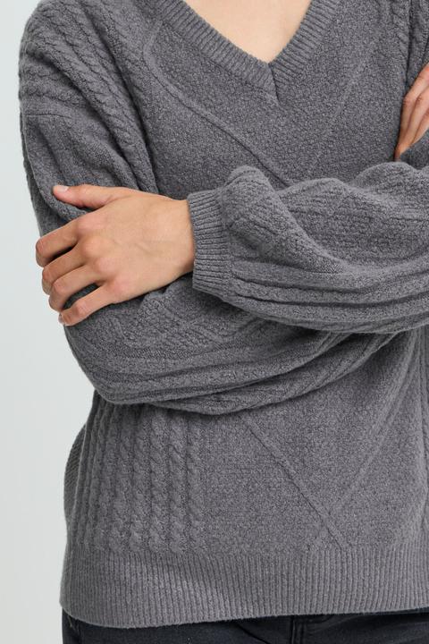 Actual product image B.young BYMEDI VNECK JUMPER 20815667 (XS)