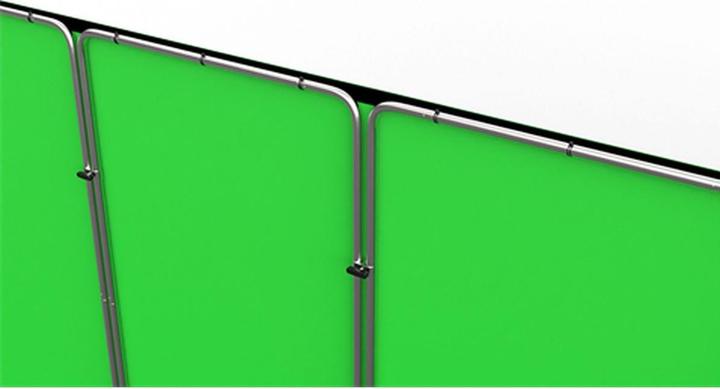 Image du produit Studioking Fond panoramique Green Screen FSF-240900PT 240x900cm (900 cm, 240 cm)