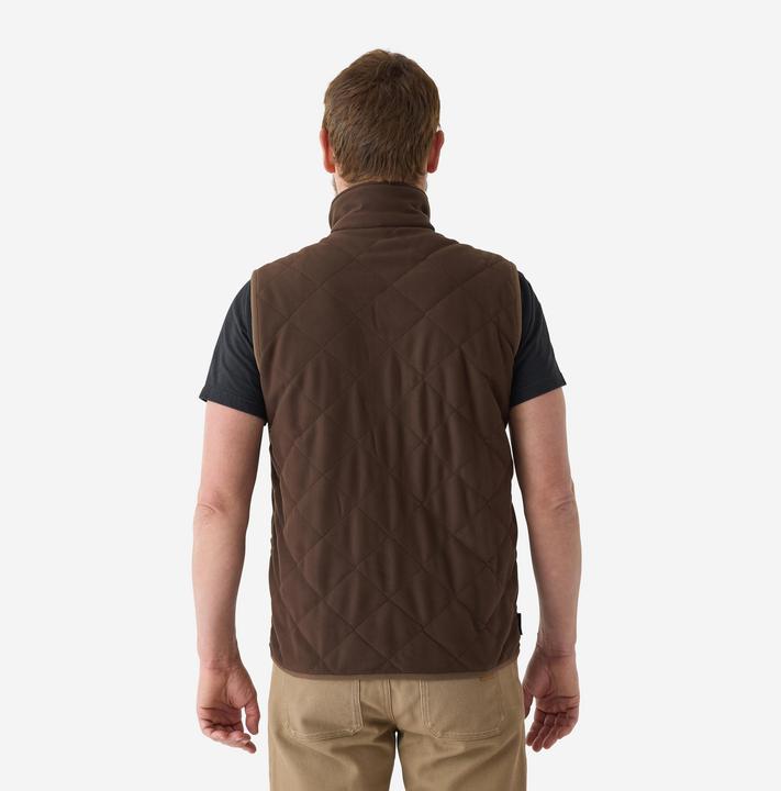 Produktbild Solognac Weste 500 wattiert geräuscharm braun (S)