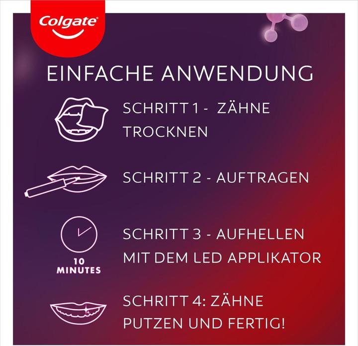 Actual product image Colgate Max White Ultim Whitening Kit (Bleaching LED light)