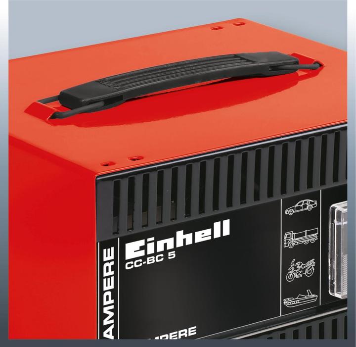 Actual product image Einhell Automatic battery charger (12V, 5 A)