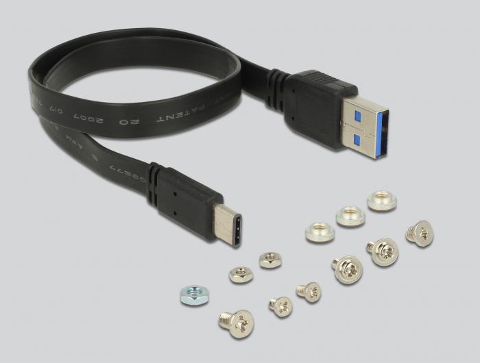 Produktbild Delock SATA / M.2 / mSATA zu USB Type-C Konverter