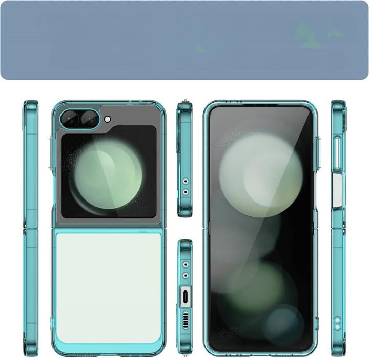 Produktbild Cover-Discount Galaxy Z Flip6 - Schützende Acryl-Handyhülle mit erhöhtem Rand (Samsung Galaxy Z Flip6)