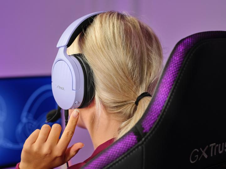 Immagine prodotto Trust Cuffie Fayzo Gxt489p Viola (Cablato)