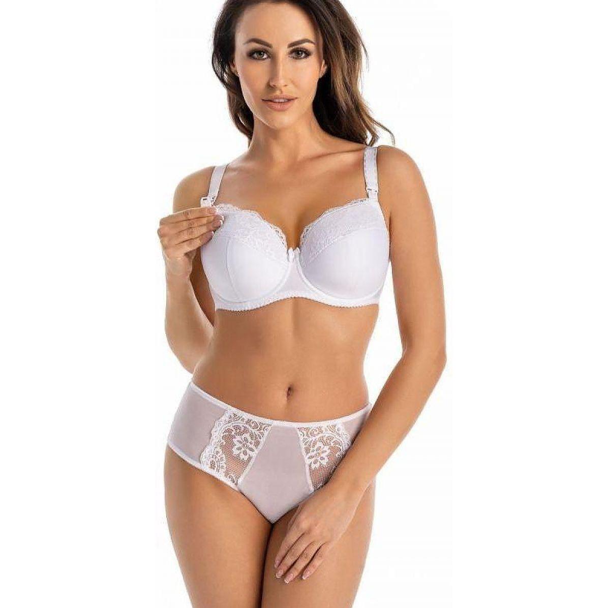 Teyli, Still-BH, BH für stillende Mütter model, Weiss, (75 L)