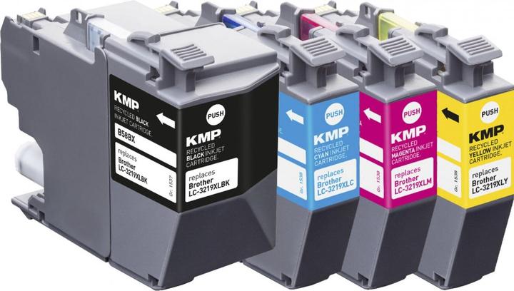 Produktbild KMP B58VX Vorteilspack BK/C/MY/Y komp. mit Brother LC-3219VALDR (BK, C, M, Y)