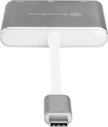 Actual product image Silverstone USB Typ C — HDMI (Typ A)| USB A| USB Typ C (USB-C)