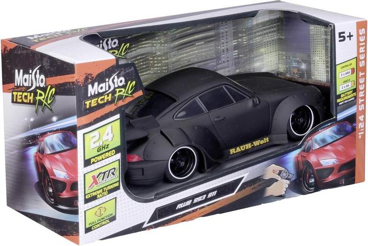 Immagine prodotto Maisto Tech 581533 Porsche 993 RWB 1:24 RC per principianti, modello di auto sportiva elettrica