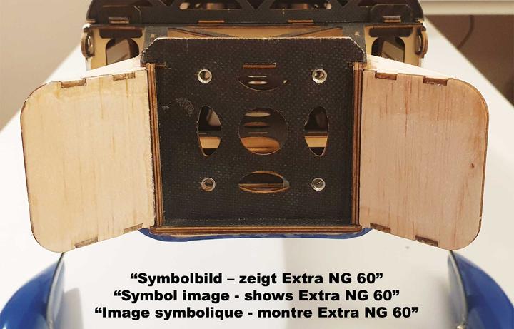 Produktbild Extremeflight-RC extra 300 60" exp v2 plus exp orange/ blau arf mit tragflächen-schnellverschluss