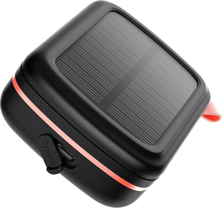 Actual product image Choetech TWS Bluetooth Headphones SOLAR incl. 2500mAh Powerbank -Black (8 h, Wireless)