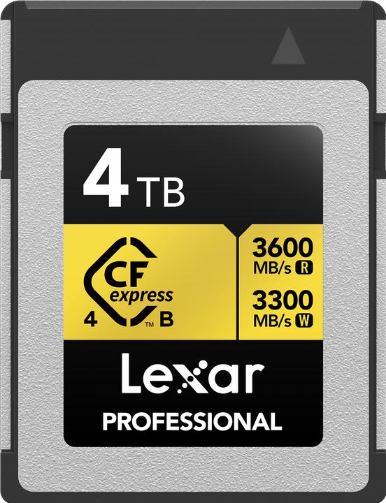 Actual product image Lexar Professional Gold (4000 GB, CFexpress type B)