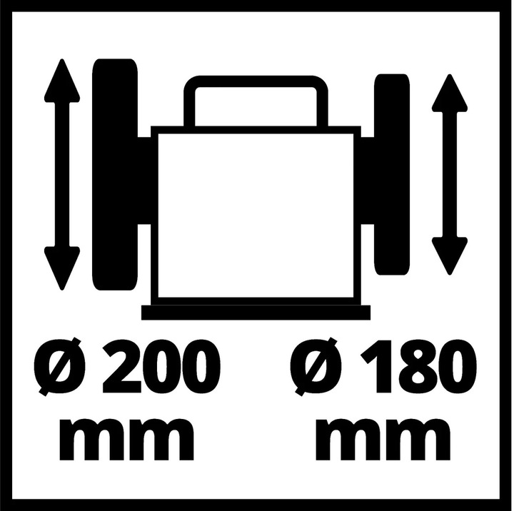 Produktbild Einhell TC-WG 200 (Doppelschleifer, 125 W)