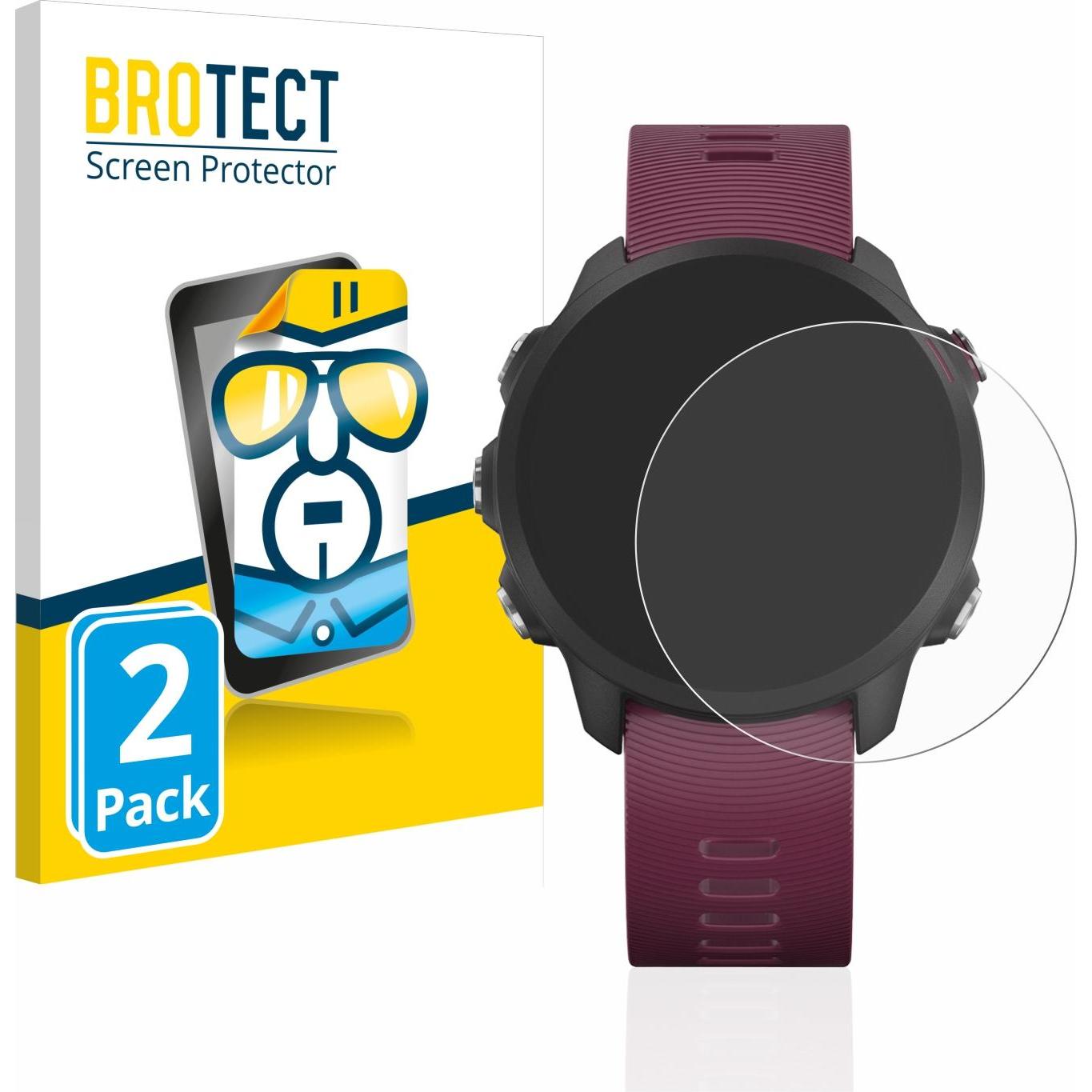 BROTECT Schutzfolie Displayschutz Klar, Smartwatch Schutzfolie, Transparent