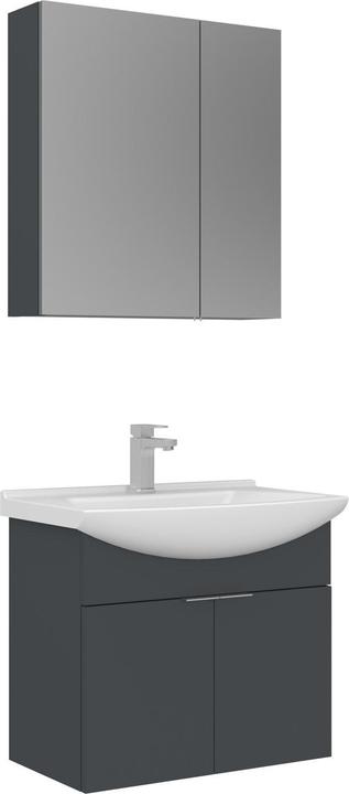 Produktbild Homitis Purus 65 Bathroom Cabinet With Sink & Mirror Set (2 Pieces)