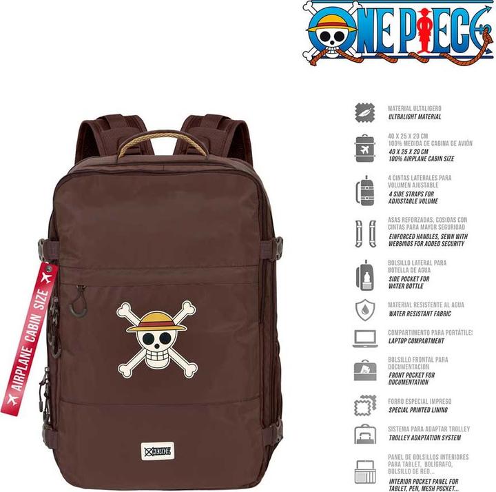 Actual product image Karactermania Mercury Backpack Underseat Cabin Bag 40x20x25cm Skull (20 l)