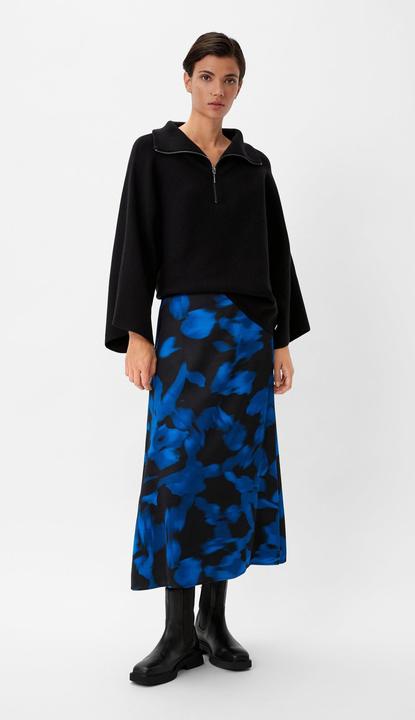 Actual product image Comma Rock Satinrock mit All-over-Print (32)