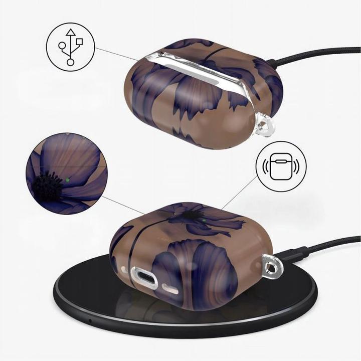 Produktbild 4Kom Tech-Protect Lamano Apple Airpods 4 Samt Nacht (Kopfhörer Hülle)
