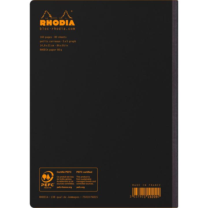 Produktbild Rhodia Notizbücher/Notizhefte Classic (A5, Kariert)