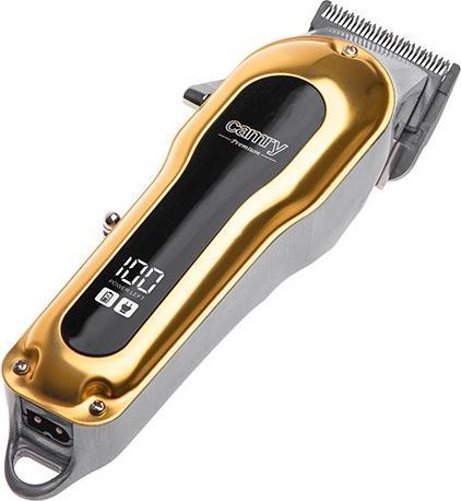 Actual product image Camry Hair clipper with LCD display | CR 2844 | Cordless | Number of length steps 4 | Gold