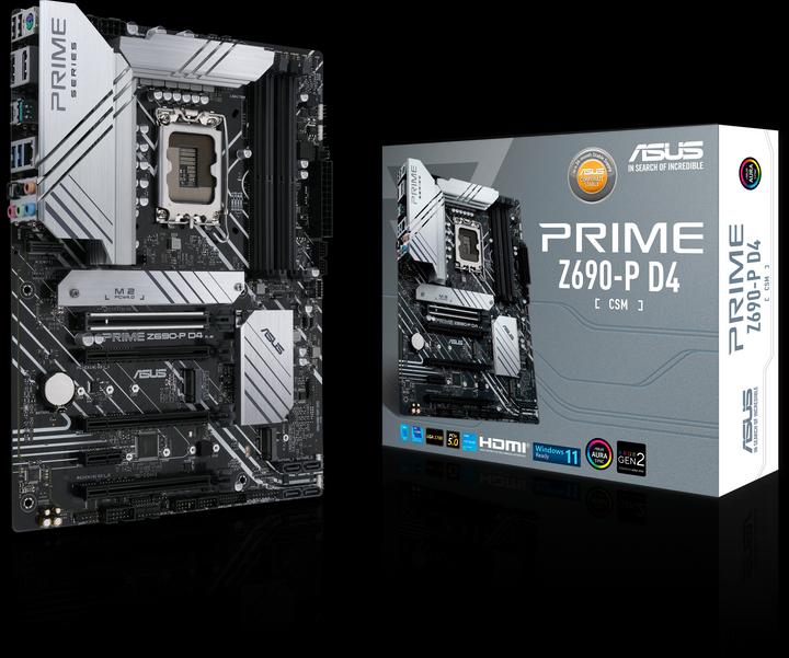 Productafbeelding ASUS Prime Z690-P D4-CSM (LGA 1700, Intel Z690H, ATX)