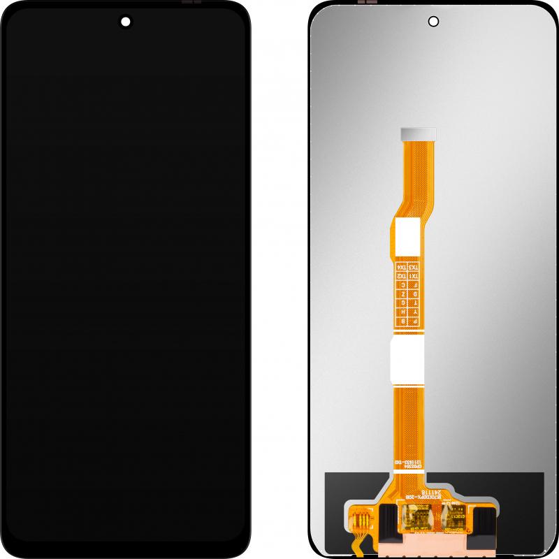 MP Display Unit für vivo Y28 4G, w/o Frame, Aftermarket, Schwarz (Display), Pezzi di ricambio per dispositivi mobili