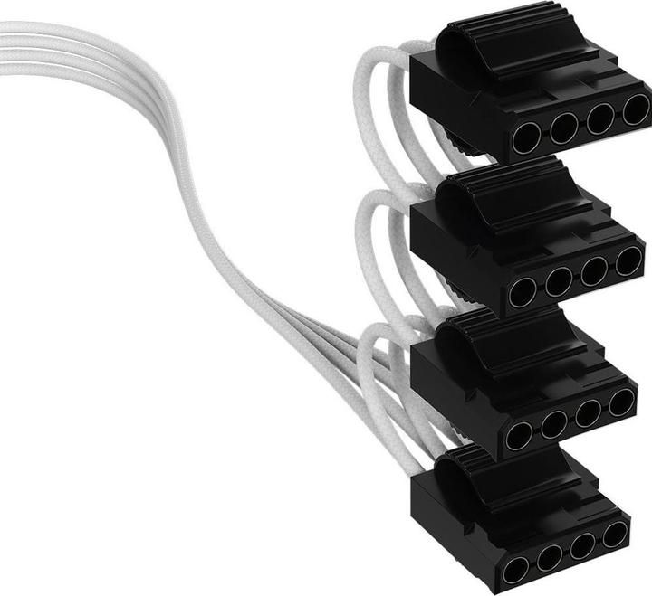 Image du produit Corsair Stromkabel PATA Power Weiss, 75 cm (75 cm)