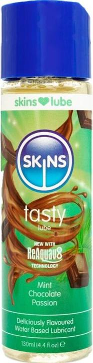Actual product image Skins Tasty" Mint Chocolate Passion 130ml Natural Flavoured Lube (130 ml)