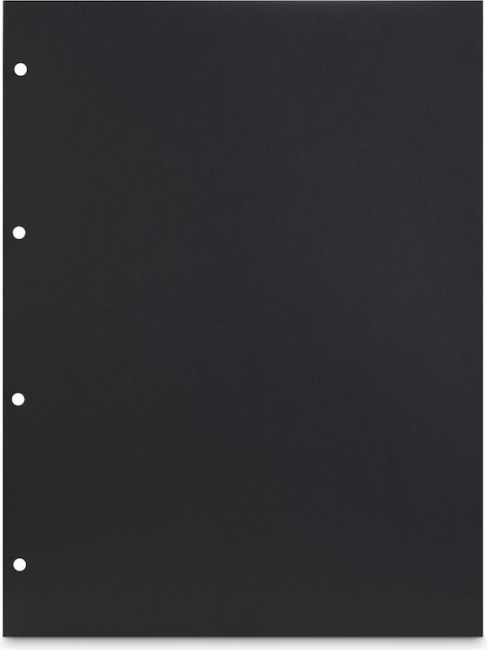 Hama Photo cardboard, 23.3 x 31 cm, perforated, 25 sheets, black