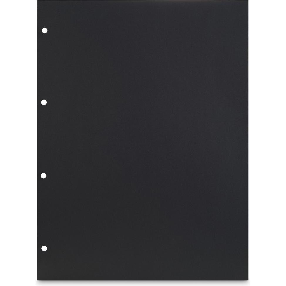 Hama, Fotokleber + Posterkleber, Fotokarton, 23,3 x 31 cm, gelocht, 25 Blatt, Schwarz